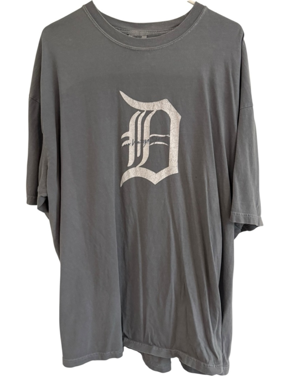 Comfort Colors LuxVintageSport Detroit D Graphic T Shirt Mens 3XL Streetwear